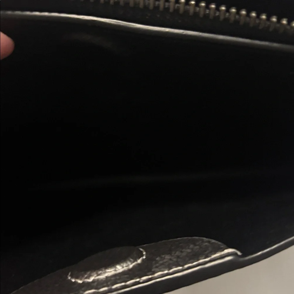 Kate Spade Eva Metallic Silver Crossbody bag pebbled leather medium jewel tone - Picture 6 of 16